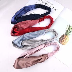 Warrens Girls Elastic Mulberry Silk Headband For Washing Face