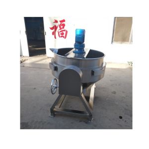 50-800 L Industrial Steam Jacketed Cooking Kettle For Cocoa Beans Peanut Butter