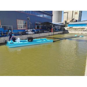 Cleaning Blue Algae Salvage Boat River Removal Floating Ship