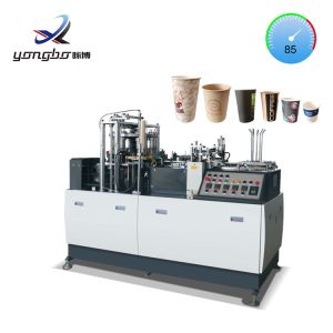 65-85 Pcs/Min Paper Coffee Cup Production Machine 3-16oz Paper Cup Making