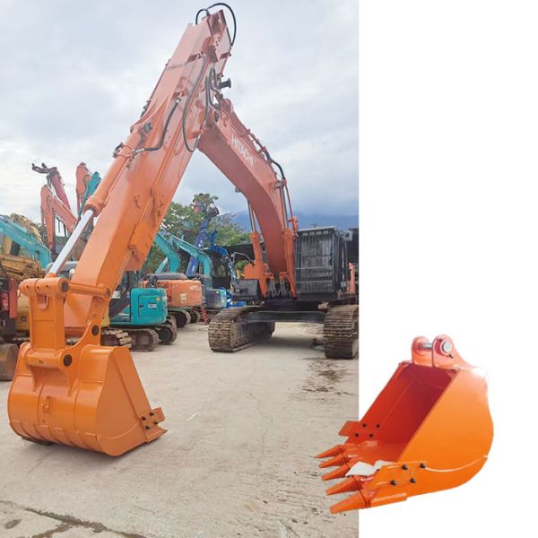 Telescopic Arm For Bucket Digging Foundation House Red Hitachi