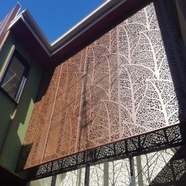Buy 8mm Laser Cut Decorative Panels Oxidation Treatment at wholesale prices