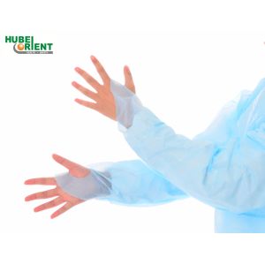 Medical Disposable Protective CPE Gown With Thumb Cuffs