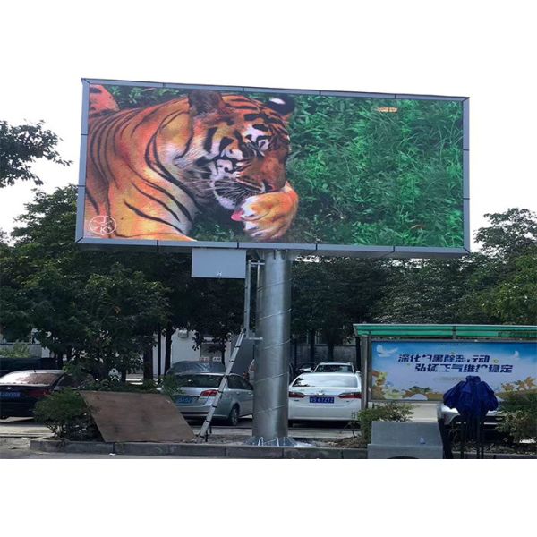 Buy 10mm Pixel SMD3535 7500CD/sqm LED Advertising Billboard at wholesale prices