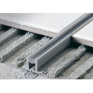 20mm Aluminium Movement Joint Of Ground Tile Expansion Control Joint