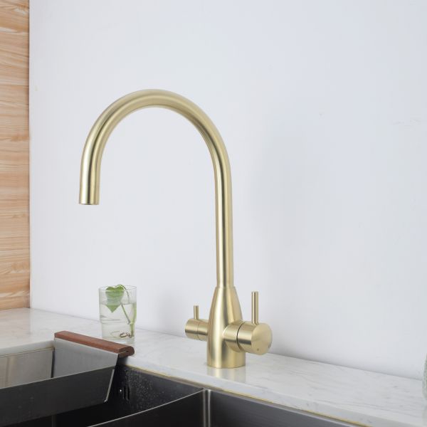 Filtration RO Faucet SUS 304 Stainless Steel Ceramic Valve Core 30 Years Guarantee 1.6MPA Water Pressure Testing