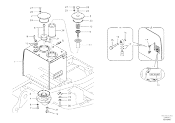 VOE14561585 4561585 Fuel Tank Cap For Vo-lvo Excavator EC210D