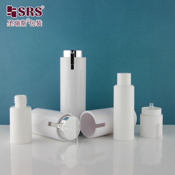 30ml 50ml Empty Cosmetic Lotion Serum Customization Replaceable Airless Pump Bottle 15ml