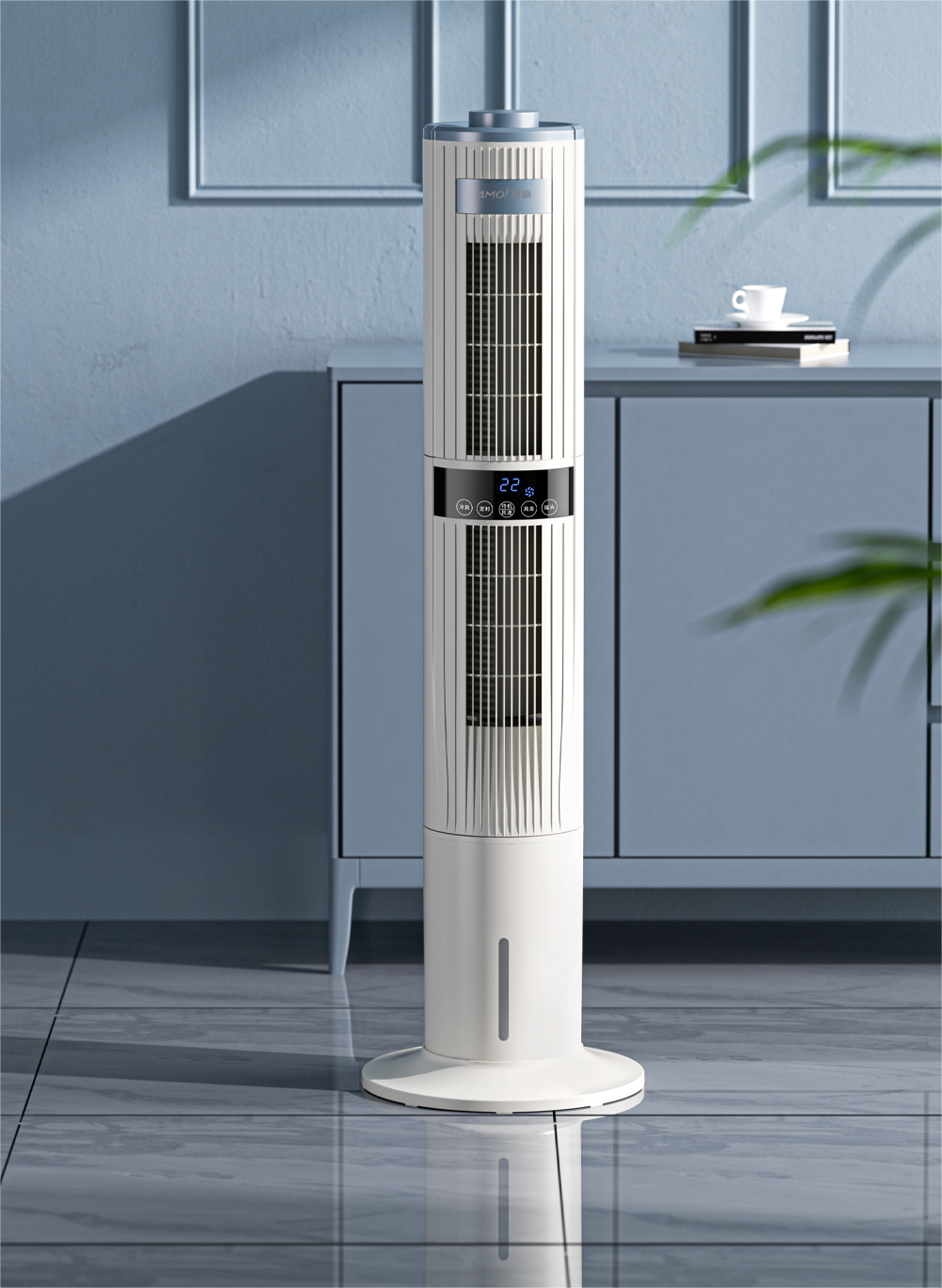 Adjustable Height Tower Installation 3 in 1 Portable Household Cooling Fan Tower