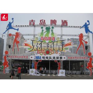 Indoor Concert Light Aluminum Spigot Truss 387mm Triangle Shape