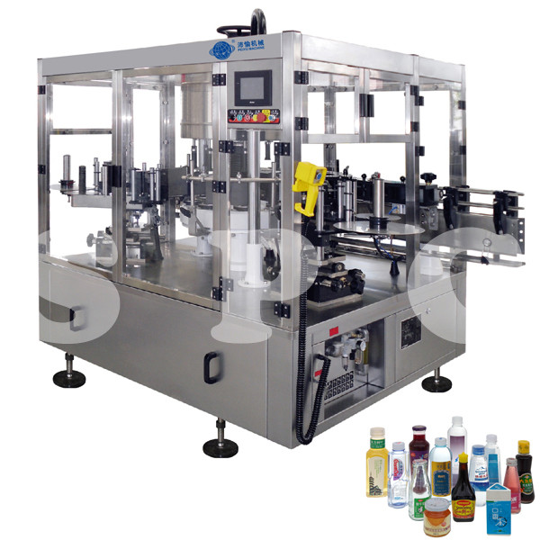 Buy Automatic Self Adhesive Bottle Labeling Machine For Glass Plastic Round Bottles at wholesale prices
