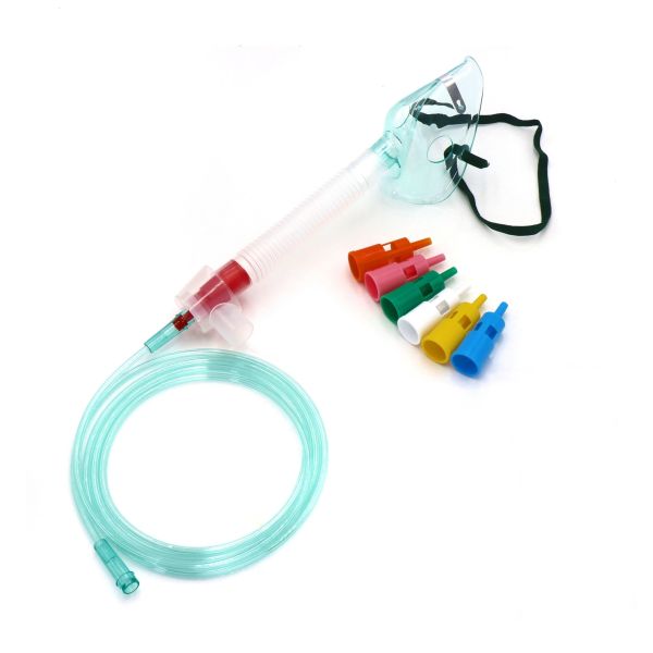 Buy Pediatric Adjustable Venturi Oxygen Mask Disposable With Oxygen Tube at wholesale prices
