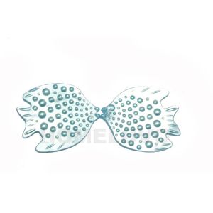 Quality Light Blue Fish Shape Mini PVC Small Bath Mat Anti slip For Bathtub for sale