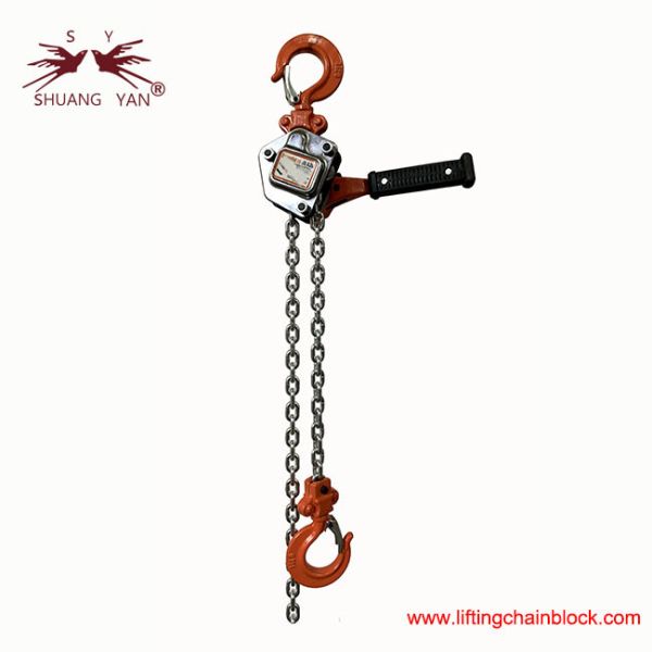 Manual Lift Speed Lever Chain Hoist with Polish Chain Color Single Item Selling