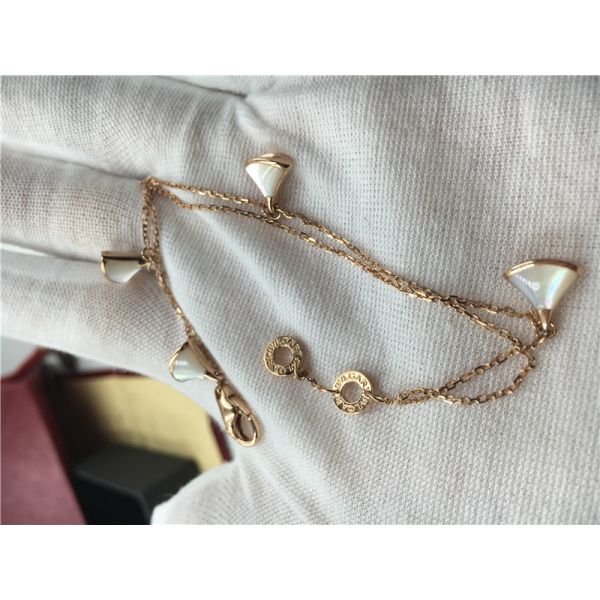 No Diamond Luxury Jewelry Jewelry Divas Dream Bracelet 18K Rose Gold With Morher Of Pearl