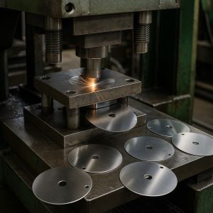 China Precision Stainless Steel Blanks with Center Hole – Custom Round Disc for Stamping, Fan Covers, and Industrial Applications on sale
