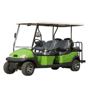 Quality 4 Front Seat and 2 Back Seat Electric Golf Cart 48V Lithium Battery Powered for sale