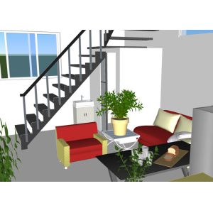 Prefab Steel Structure Villa Duplex Lightweight Steel Frame House Galvanized