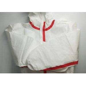 Knitted Cuff Waterproof Medical Disposable Protection Suit Non Woven Surgical