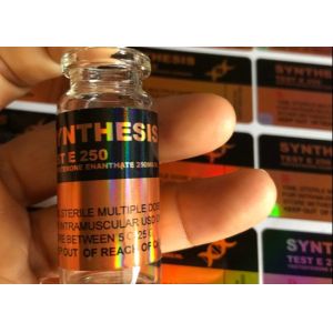 PET Hologram Enanthate test 10ml Vial Labels