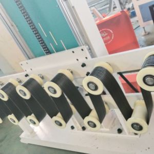 Pet / PE Fiber Geo Strap Screw Extruder Machine Computerized