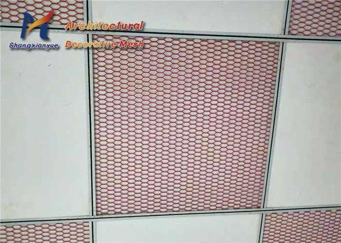 Quality 2.5mm 3m Aluminium Expanded Metal Mesh Fluorocarbon Spraying for sale