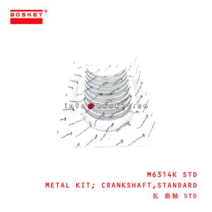 M6314K STD Standard Crankshaft Metal Kit suitable for ISUZU
