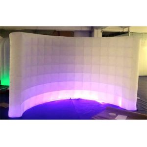 Commercial Party Wedding Large Inflatable Photo Wall With LED Light
