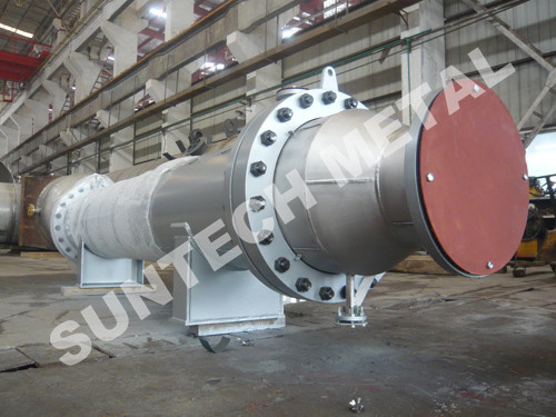 Buy Titanium Gr.2 Cooler / Shell Tube Condenser for Pure Terephthalic Acid at wholesale prices