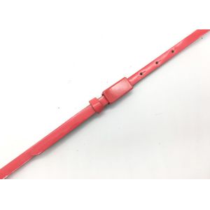 Plate Buckle Skinny Narrow 1.0CM Ladies Fashion Leather Belts