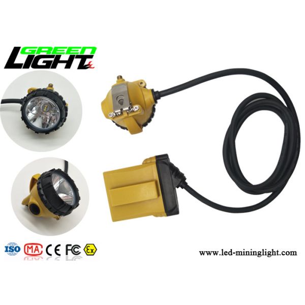 Waterproof Ip68 Rechargeable Led Hard Hat Light , High Power Led Headlamp For Running