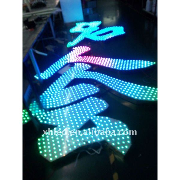Large Decorative Well Fabricated Surface Lit LED Point Light Outdoor Led Letter Lights