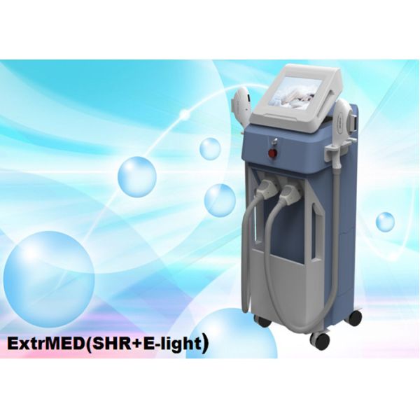 Buy SHR Hair Removal Machine 3500W Vertical 2 Handles mobile laser hair removal machine at wholesale prices