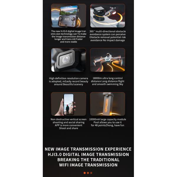 Mini Brushless Motor Four Sided Optical Electric Adjustment Camera App Control Professional Drone Compact and Lightweight