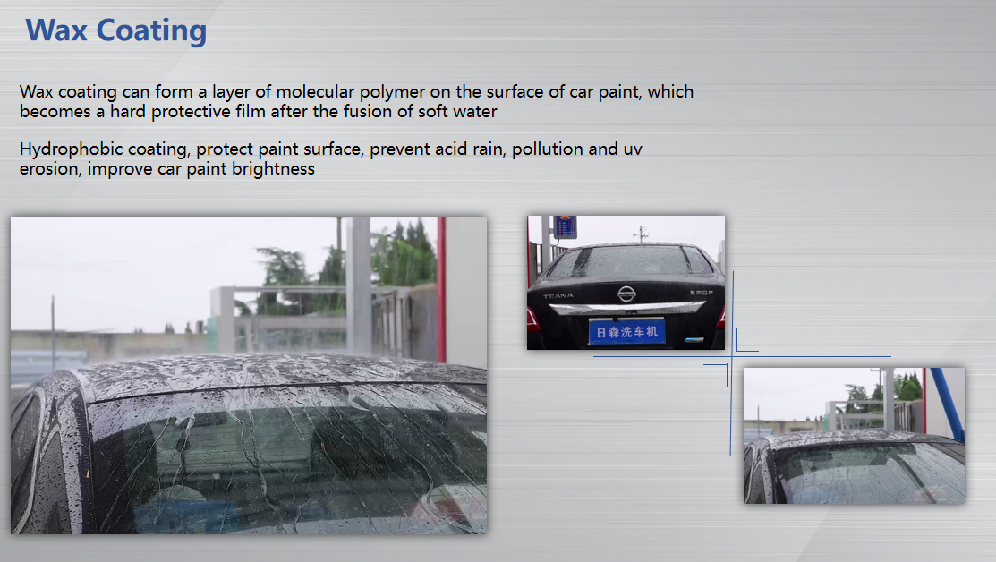 HP231 Unattended Touchless Car Wash Machine with Dryer and Bright Wax Spray System