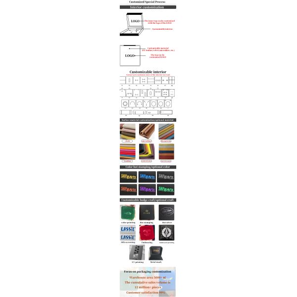 Square Green LED Jewelry Box for Luxury Packaging of Necklaces and Rings Customizable