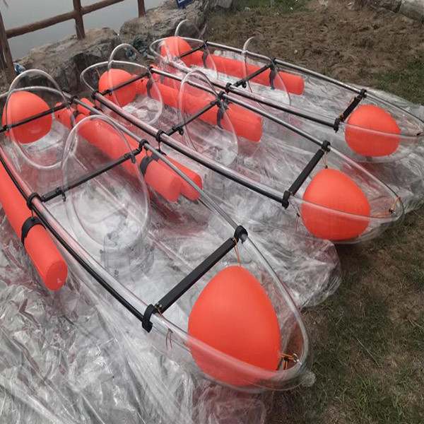 Summer Time Glass Bottom Kayak , 3300 X 850 X 300mm Sit On Top Touring Kayak