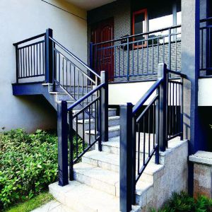 Quality OEM Contemporary Aluminum Stair Railing Rustproof Easy To Install for sale