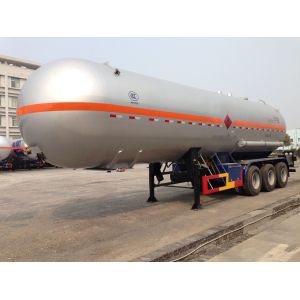 45000L 3 Axles Liquefied Petroleum Gas Lorry Tank Semi Trailer