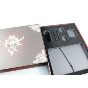 Matte Lanimated Flip Top Gift Box , Custom Paperboard Boxes With Debossing