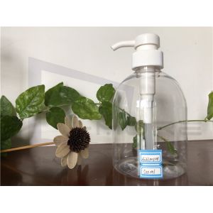 ODM Hotstamp 500ml Clear Plastic Pump Bottles
