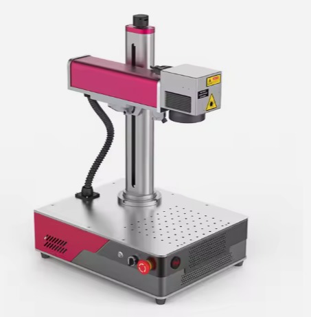 Buy New20W30W50W Fiber Laser Marking Machine Laser Engraving Price for Metal Plastic Pen Gold Silver Jewelry Handling Multiple Color at wholesale prices