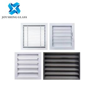 Customized Electric Aluminum Frame Louvered Glass Window 5mm 6mm