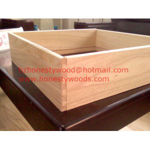 Quality Paulownia drawer sides and backs, Paulownia drawer component. Dovetail groove for sale