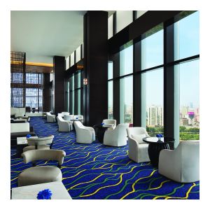 Bule Series Wilton Polypropylene Carpet For Bar Playroom With Wear Resisting