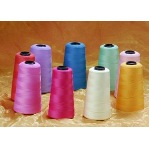 Colourful Coats 100 Spun Polyester Sewing Thread 20 / 3 For Overlock Anti -