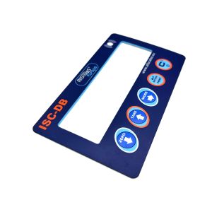 China Polyester Custom Printed Digital Keypad Dome Switch With Transparent Window Display on sale