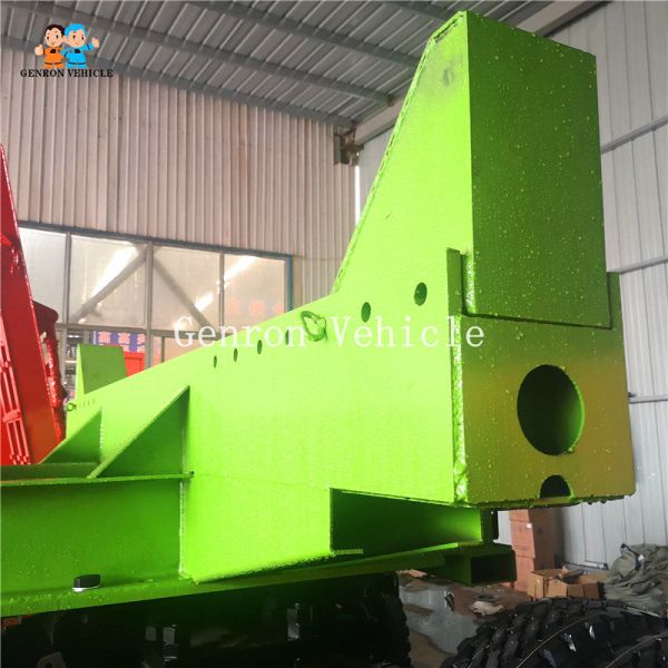 Small 11.00R20 Wood Transport Genron Logging Semi Trailer