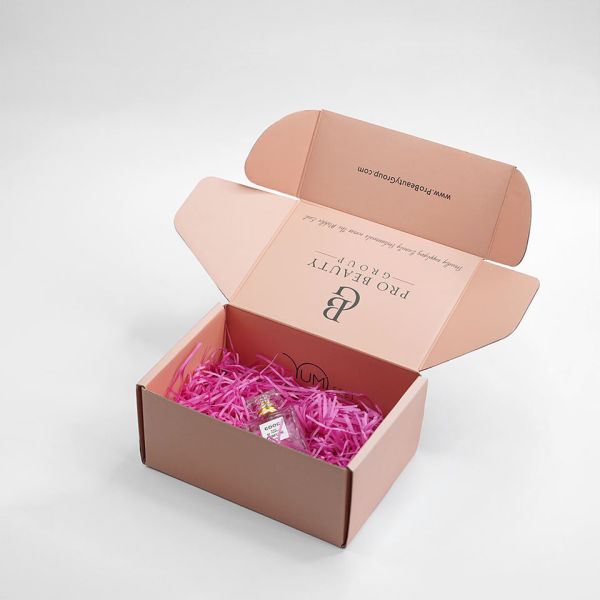 E-Commerce Custom Printing Logo Self Sealing Recycled Blue Shipping Box E Flute Corrugated Transport Mailer Carton