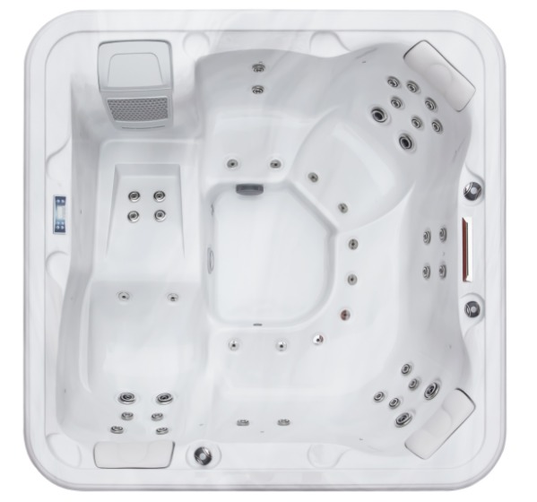 Buy Freestanding Whirlpool Spa Hot Tub with 34 Jets and 6 Person Capacity for Hydrotherapy Massage at wholesale prices